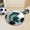 Michigan State University Soccer Ball Rug - 27in. Diameter