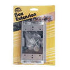 Bell 9.5 cu in Rectangle Aluminum 1 gang Box Extension Gray