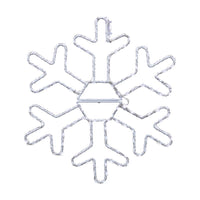 Celebrations LED Pure White Snowflake 12 in. Hanging Decor