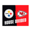 NFL House Divided - Steelers /Chiefs House Divided Rug