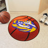 Louisiana State University Basketball Rug - 27in. Diameter