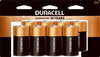 Duracell Coppertop D Alkaline Batteries 8 pk Carded