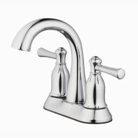 OakBrook Verona Chrome Two-Handle Bathroom Sink Faucet 4 in.