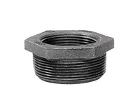 Anvil 2 in. MPT X 1 in. D FPT Black Malleable Iron Hex Bushing