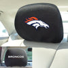 NFL - Denver Broncos  Embroidered Head Rest Cover Set - 2 Pieces