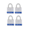 Master Lock 1-5/16 in. H X 1-5/8 in. W X 1-1/2 in. L Steel Double Locking Padlock Keyed Alike