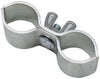 National Hardware Zinc-Plated Silver Steel Gate Pipe Clamp 0.38 L in.