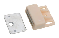 National Hardware 1-5/32 in. W X 1 in. L White Metal Magnetic Catch 1 pk