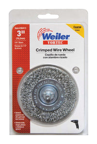 Weiler Vortec 3 in. Crimped Wire Wheel 4500 rpm 1 pc