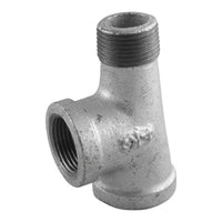 STZ Industries 1 in. FIP each X 1 in. D MIP 1 in. D FIP Galvanized Malleable Iron Tee