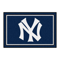 MLB - New York Yankees Retro Collection 4ft. x 6ft. Plush Area Rug - (1927)