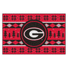 University of Georgia Holiday Sweater Rug - 19in. x 30in.