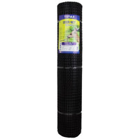 Tenax Polypropylene Black Folded Deer Netting Fence 0.63 x 0.75 in. Mesh x 100 L x 7 H ft.