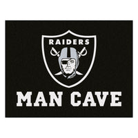 NFL - Las Vegas Raiders Man Cave Rug - 34 in. x 42.5 in.