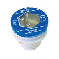 Bussmann 15 amps Tamper Proof Plug Fuse 3 pk