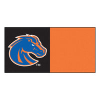 Boise State University Black Team Carpet Tiles - 45 Sq Ft.