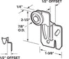 Prime-Line 7/8 in. D X 1.38 in. L Mill Nylon/Steel Roller Assembly 2 pk