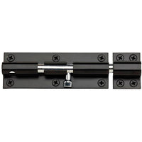 National Hardware 6 in. L Black Steel Heavy Duty Barrel Bolt 1 pk