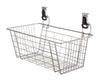 Rubbermaid 24 in. L X 12 in. W X 8-1/2 in. H Silver Wire Basket