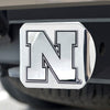 University of Nebraska Metal Hitch Cover