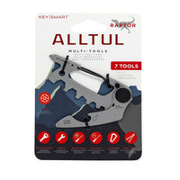 KeySmart AllTul Stainless Steel Silver Raptor Multi-Tool Key