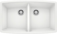 Performa Equal Double Bowl - White