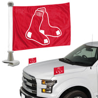 MLB - Boston Red Sox Ambassador Car Flags - 2 Pack