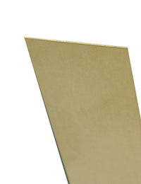 K&S 0.016 in. X 6 in. W X 12 in. L Mill Brass Plain Sheet Metal