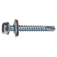 Grip-Rite Pro-Twist No. 12 Sizes x 1-1/2 in. L Hex Head Screws w/Washers 5 lb.