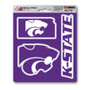 Kansas State University 3 Piece Decal Sticker Set