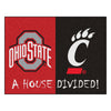 House Divided - Ohio State/Cincinnati House Divided Rug