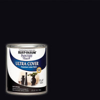 Rust-Oleum Painters Touch Ultra Cover Flat Black Paint Indoor and Outdoor 250 g/L 1 qt.