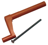 Barton Kramer Tan Plastic Window Crank Handle 3/8 Dia. x 3 L x 0.5 W in.