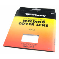 Forney 4.5 in. H X 5.3 in. W Plastic Welding Helmet Lens Clear 1 pc