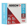 Arrow T50 3/8 in. W X 3/8 in. L 18 Ga. Flat Crown Heavy Duty Staples 5000 pk