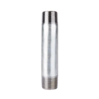 STZ Industries 2-1/2 in. MIP each X 2-1/2 in. D MIP Galvanized Steel 6 in. L Nipple