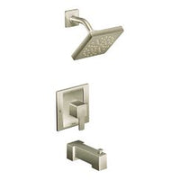 Brushed nickel Posi-Temp(R) tub/shower