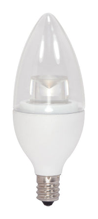 Satco acre Decorative LED Torpedo E12 (Candelabra) LED Bulb Warm White 25 Watt Equivalence 1 pk