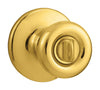 Kwikset Tylo Polished Brass Privacy Lockset 1-3/4 in.