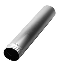 Deflect-O Jordan 24 in. L x 3 in. Dia. Silver/White Aluminum Vent Pipe (Pack of 24)