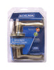 Schlage Flair Satin Nickel Privacy Lockset 1-3/4 in.