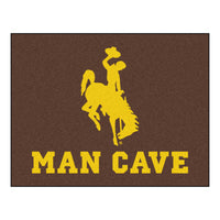 University of Wyoming Man Cave Rug - 34 in. x 42.5 in.