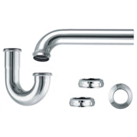 PlumbCraft 1-1/2 in. Slip in. Brass Wall Bend