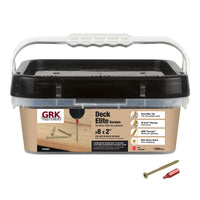 GRK Fasteners Deck Elite No. 8 X 2 in. L Tan Star Star Head Deck Screws 1080 pk