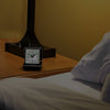 La Crosse Technology Equity 3.5 in. Black Travel Alarm Clock Analog Battery Operated