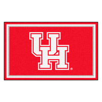 University of Houston 5ft. x 8 ft. Plush Area Rug