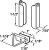 Prime-Line Mill Aluminum 7/16 in. W X 1-1/2 in. L Screen Frame Corner 1 pk