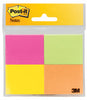 3M Post-it 1-3/8 in. W X 1-7/8 in. L Assorted Sticky Notes 4 pad