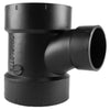 Charlotte Pipe 3 in. Hub X 2 in. D Hub ABS Sanitary Tee