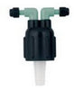 Orbit Plastic Black 2-Port Full Circle Drip Irrigation Manifold 1/2 in. Barb x 1/4 in. NPT